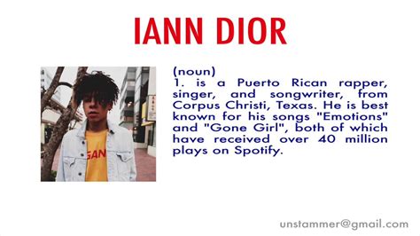 iann dior pronunciation.